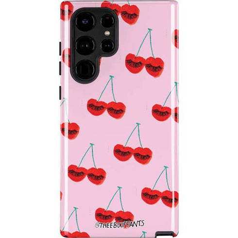 Bouffants and Broken Hearts Cherry Lash Galaxy S22 Ultra Pro Case