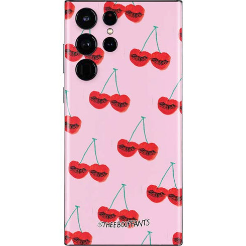 Bouffants and Broken Hearts Cherry Lash Galaxy S22 Ultra Skin
