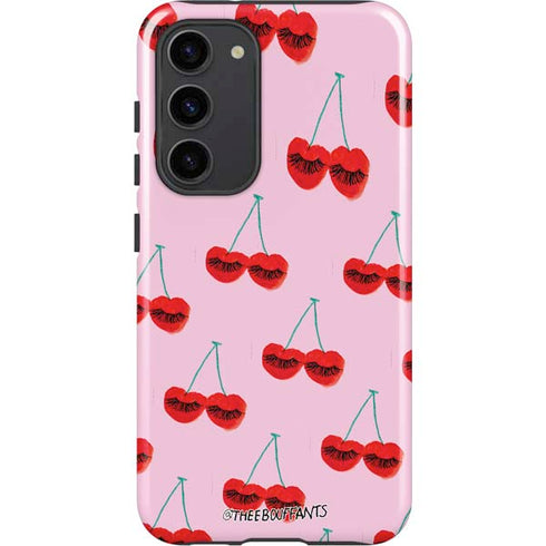 Bouffants and Broken Hearts Cherry Lash Galaxy S23 Plus Pro Case