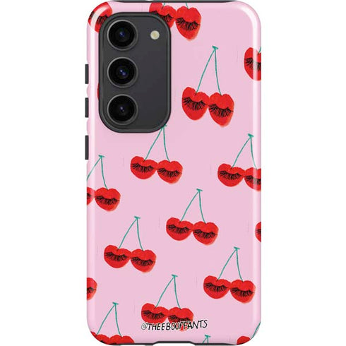 Bouffants and Broken Hearts Cherry Lash Galaxy S23 Pro Case