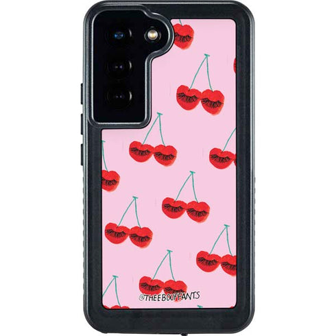 Bouffants and Broken Hearts Cherry Lash Galaxy S23 Waterproof Case