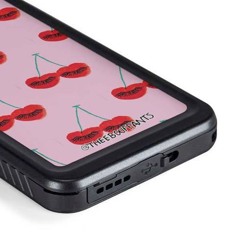 Bouffants and Broken Hearts Cherry Lash Galaxy S23 Waterproof Case