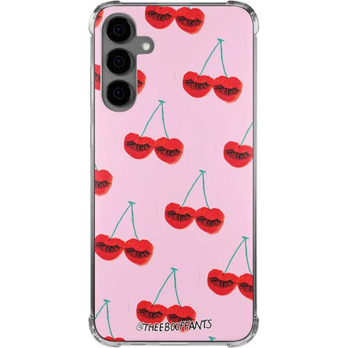 Bouffants and Broken Hearts Cherry Lash Galaxy S24 Plus Clear Case