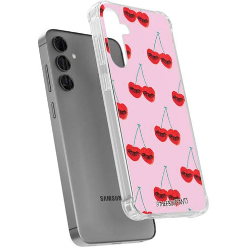 Bouffants and Broken Hearts Cherry Lash Galaxy S24 Plus Clear Case