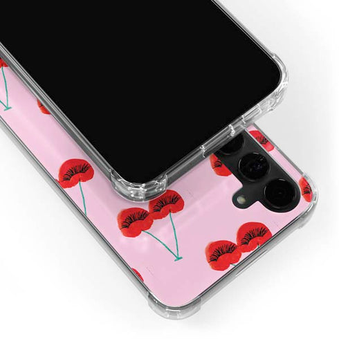 Bouffants and Broken Hearts Cherry Lash Galaxy S24 Plus Clear Case