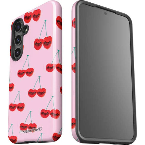 Bouffants and Broken Hearts Cherry Lash Galaxy S24 Plus Impact Case