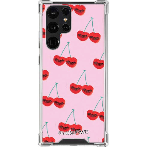 Bouffants and Broken Hearts Cherry Lash Galaxy S24 Ultra Clear Case