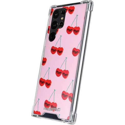 Bouffants and Broken Hearts Cherry Lash Galaxy S24 Ultra Clear Case