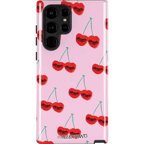 Bouffants and Broken Hearts Cherry Lash Galaxy S24 Ultra Impact Case
