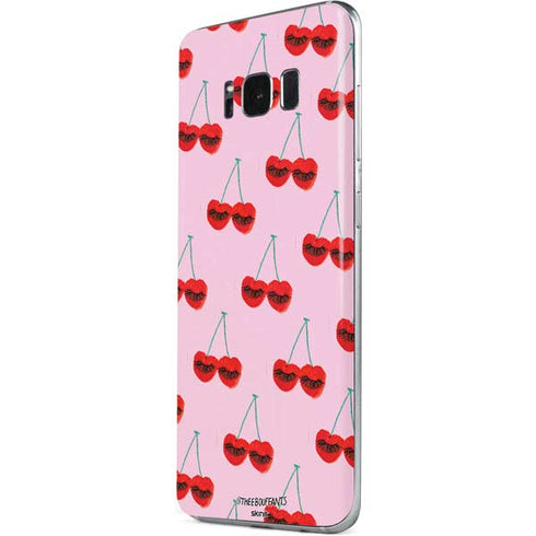Bouffants and Broken Hearts Cherry Lash Galaxy S8 Plus Skin