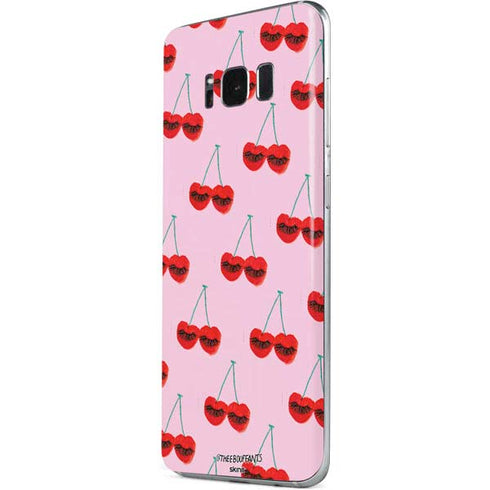 Bouffants and Broken Hearts Cherry Lash Galaxy S8 Skin