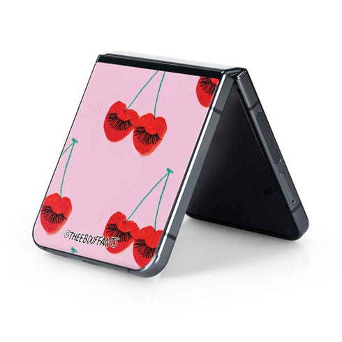Bouffants and Broken Hearts Cherry Lash Galaxy Z Flip5 5G Skin