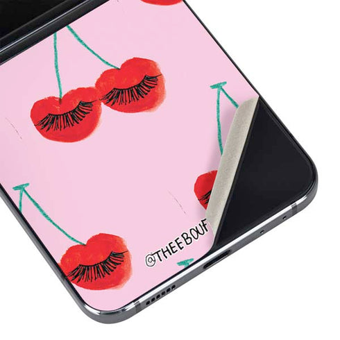 Bouffants and Broken Hearts Cherry Lash Galaxy Z Flip5 5G Skin