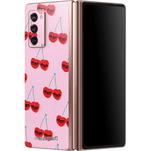Bouffants and Broken Hearts Cherry Lash Galaxy Z Fold2 5G Skin