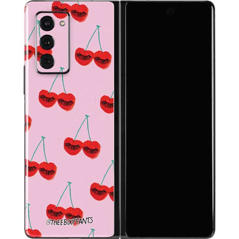 Bouffants and Broken Hearts Cherry Lash Galaxy Z Fold2 5G Skin