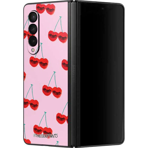 Bouffants and Broken Hearts Cherry Lash Galaxy Z Fold3 5G Skin