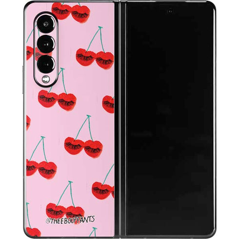Bouffants and Broken Hearts Cherry Lash Galaxy Z Fold3 5G Skin