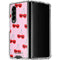 Bouffants and Broken Hearts Cherry Lash Galaxy Z Fold4 5G Clear Case