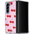 Bouffants and Broken Hearts Cherry Lash Galaxy Z Fold5 5G Clear Case