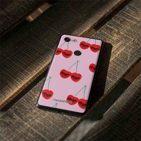 Bouffants and Broken Hearts Cherry Lash Google Pixel 3 Skin