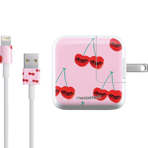 Bouffants and Broken Hearts Cherry Lash iPad Charger (10W USB) Skin