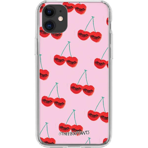 Bouffants and Broken Hearts Cherry Lash iPhone 11 Clear Case