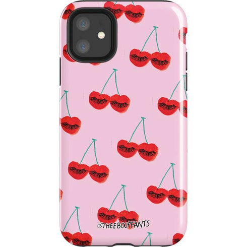 Bouffants and Broken Hearts Cherry Lash iPhone 11 Impact Case