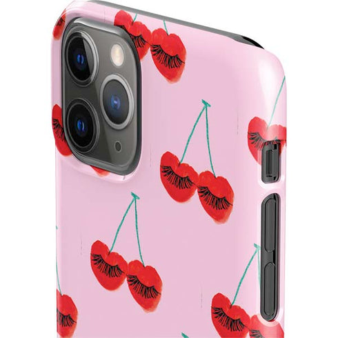 Bouffants and Broken Hearts Cherry Lash iPhone 11 Pro Lite Case