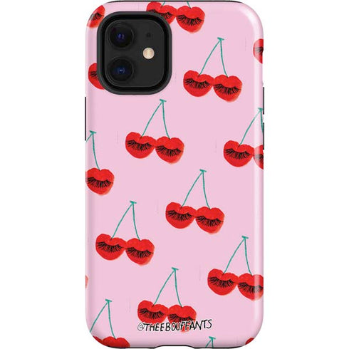 Bouffants and Broken Hearts Cherry Lash iPhone 12 Mini Impact Case