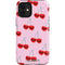 Bouffants and Broken Hearts Cherry Lash iPhone 12 Mini Impact Case