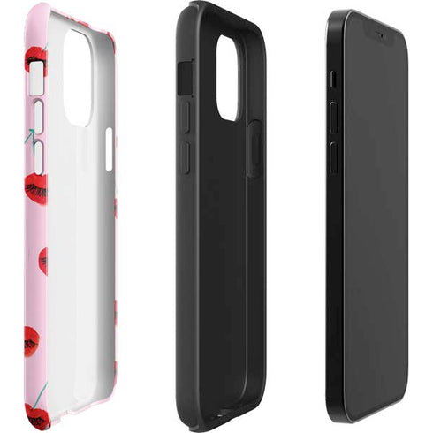 Bouffants and Broken Hearts Cherry Lash iPhone 12 Mini Impact Case
