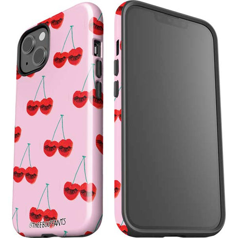 Bouffants and Broken Hearts Cherry Lash iPhone 13 Impact Case