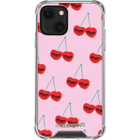 Bouffants and Broken Hearts Cherry Lash iPhone 13 Mini Clear Case