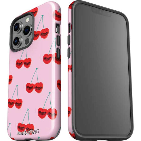 Bouffants and Broken Hearts Cherry Lash iPhone 13 Pro Impact Case