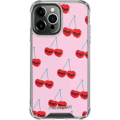 Bouffants and Broken Hearts Cherry Lash iPhone 13 Pro Max Clear Case