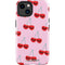 Bouffants and Broken Hearts Cherry Lash iPhone 14 Plus Impact Case