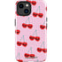 Bouffants and Broken Hearts Cherry Lash iPhone 15 Plus Impact Case