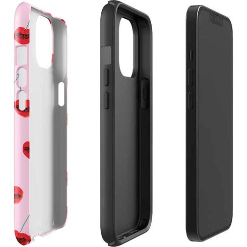Bouffants and Broken Hearts Cherry Lash iPhone 15 Plus Impact Case