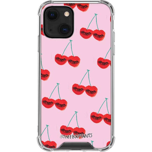 Bouffants and Broken Hearts Cherry Lash iPhone 14 Plus Clear Case