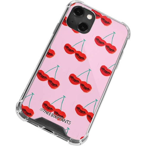 Bouffants and Broken Hearts Cherry Lash iPhone 14 Plus Clear Case