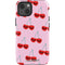 Bouffants and Broken Hearts Cherry Lash iPhone 14 Impact Case