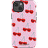 Bouffants and Broken Hearts Cherry Lash iPhone 15 Impact Case