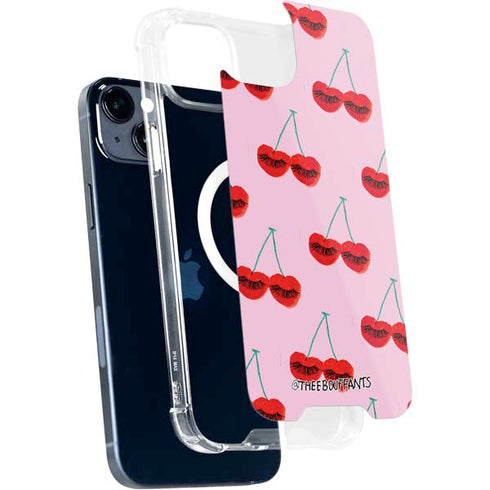 Bouffants and Broken Hearts Cherry Lash iPhone 15 Plus MagSafe Case