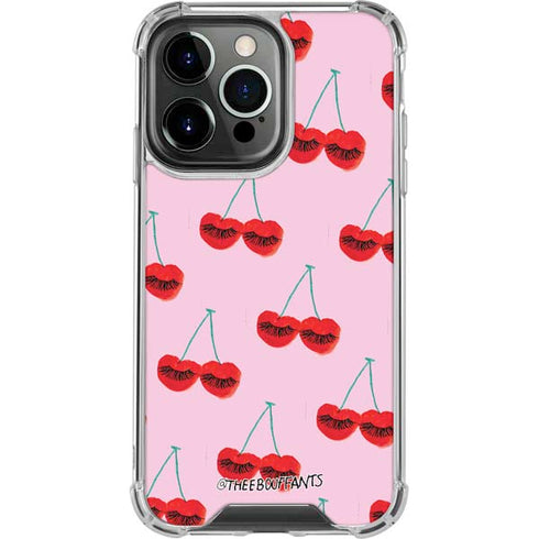 Bouffants and Broken Hearts Cherry Lash iPhone 15 Pro Clear Case