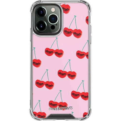 Bouffants and Broken Hearts Cherry Lash iPhone 15 Pro Max Clear Case