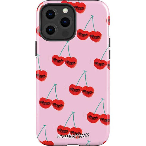 Bouffants and Broken Hearts Cherry Lash iPhone 15 Pro Max Impact Case