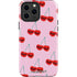 Bouffants and Broken Hearts Cherry Lash iPhone 15 Pro Max Impact Case
