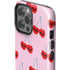 Bouffants and Broken Hearts Cherry Lash iPhone 15 Pro Max Impact Case