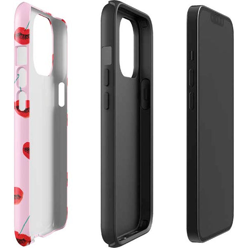 Bouffants and Broken Hearts Cherry Lash iPhone 15 Pro Max Impact Case