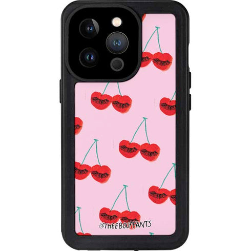 Bouffants and Broken Hearts Cherry Lash iPhone 14 Pro Waterproof Case
